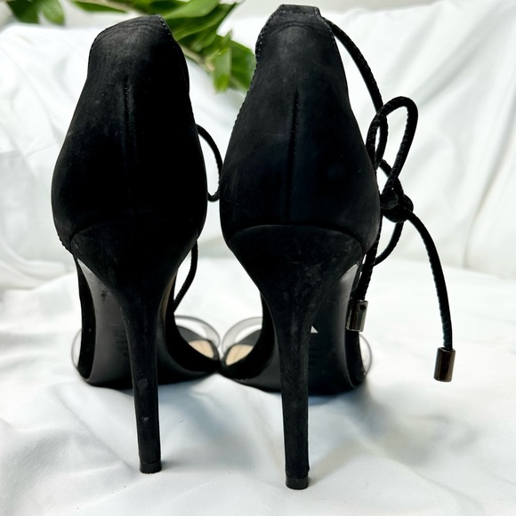Schutz Josseana suede Clear Strap heels - Picture 10 of 17